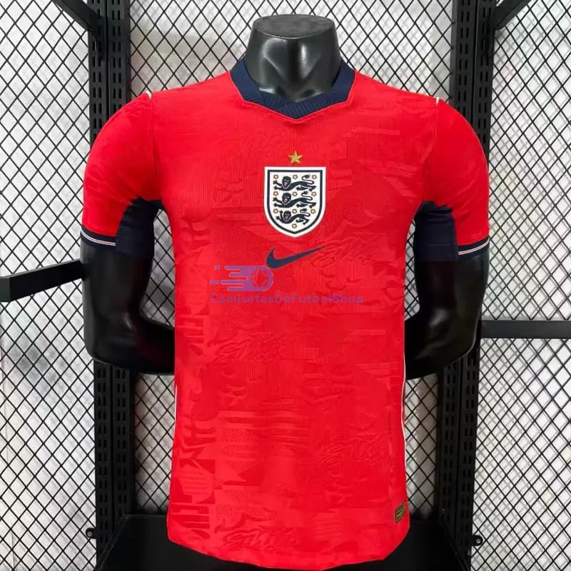 Camiseta Inglaterra Mundial 2026 2ª Equipación Rojo (EDICIÓN JUGADOR)