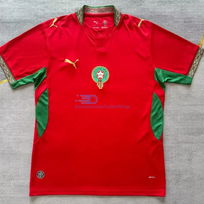 Camiseta Marruecos Mundial 2026 1ª Equipación Rojo
