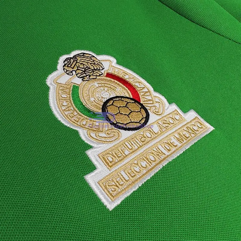Camiseta México 1986 1ª Equipación Retro Verde