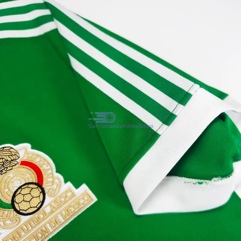 Camiseta México 1986 1ª Equipación Retro Verde