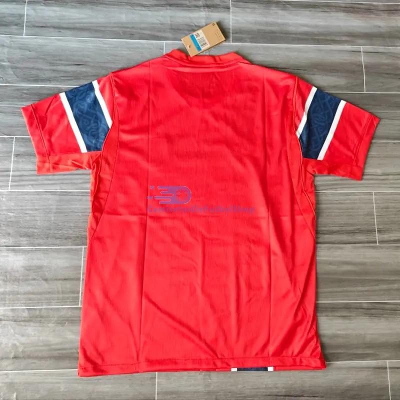 Camiseta Noruega Mundial 2026 1ª Equipación Rojo/Azul