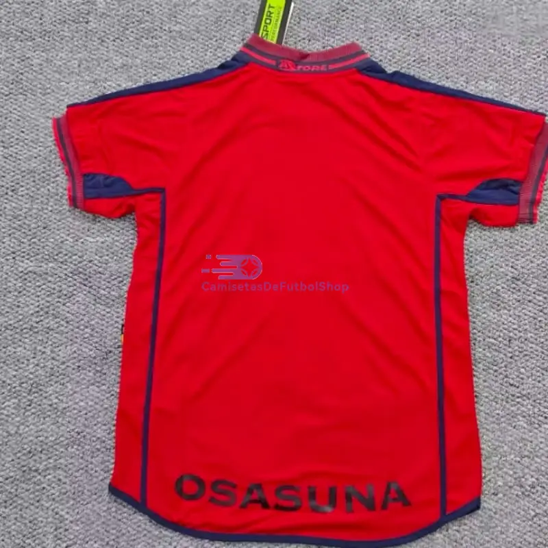 Camiseta Osasuna 2000/02 1ª Equipación Retro Rojo
