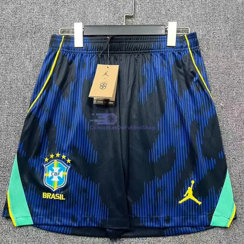 Pantalón Corto Brasil Mundial 2026 2ª Equipación Azul
