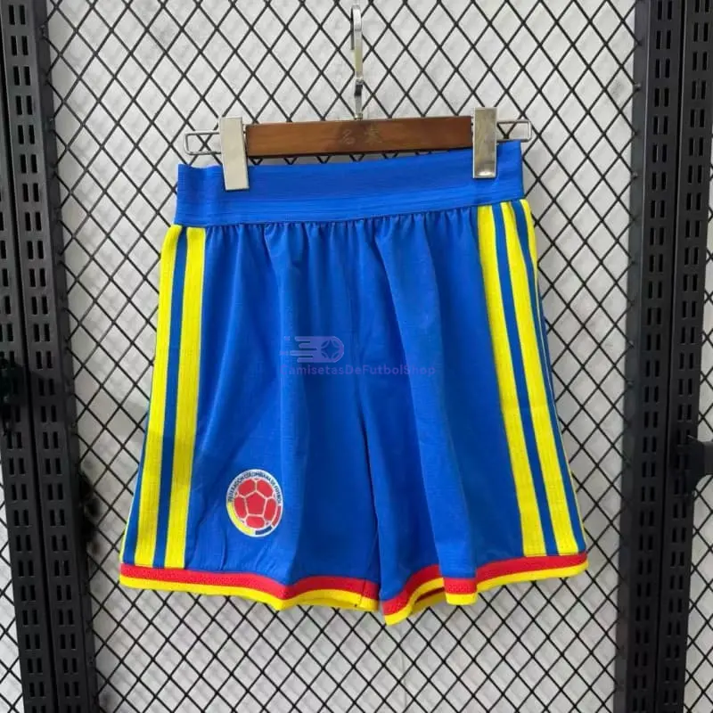 Pantalón Corto Colombia Mundial 2026 1ª Equipación Azul (EDICIÓN JUGADOR)