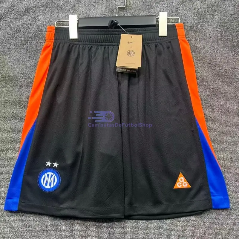 Camiseta Inter de milan 2025/2026 4ª Equipación Azul/Negro/Naranja