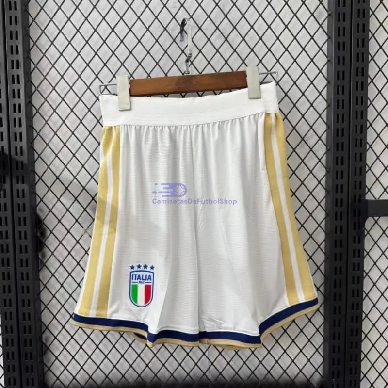 Pantalón Corto Italia Mundial 2026 1ª Equipación Blanco (EDICIÓN JUGADOR)