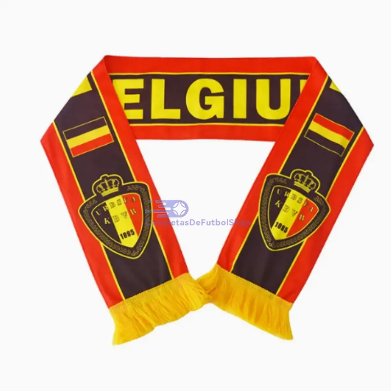 Bufanda Bélgica Negro/Rojo