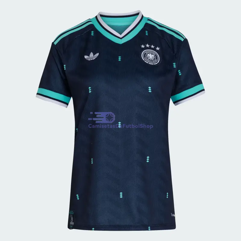 Camiseta Alemania Mundial 2026 2ª Equipación Azul Mujer