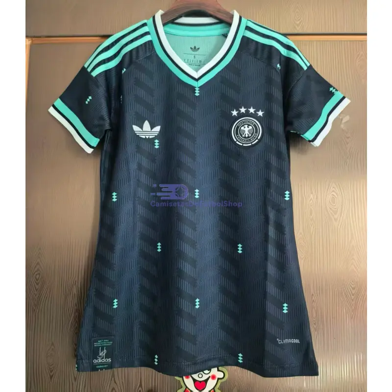 Camiseta Alemania Mundial 2026 2ª Equipación Azul Mujer
