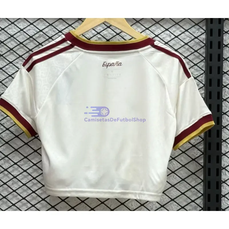 Camiseta Corta España Mundial 2026 2ª Equipación Blanco Mujer