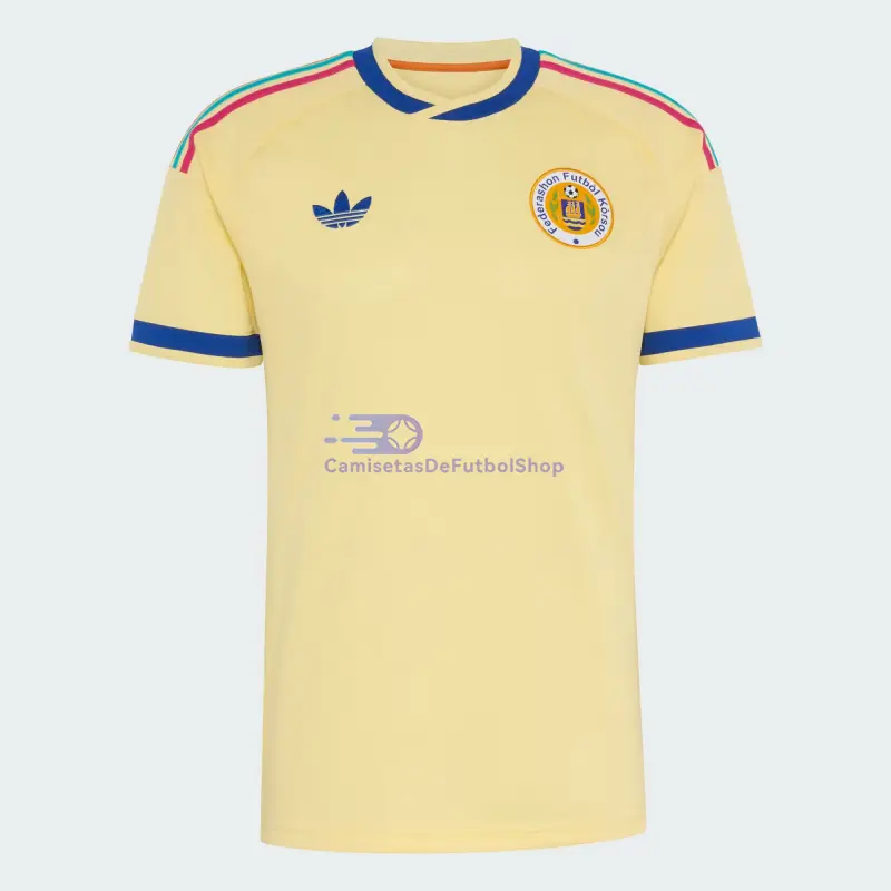 Camiseta Curacao Mundial 2026 2ª Equipación Amarillo Claro