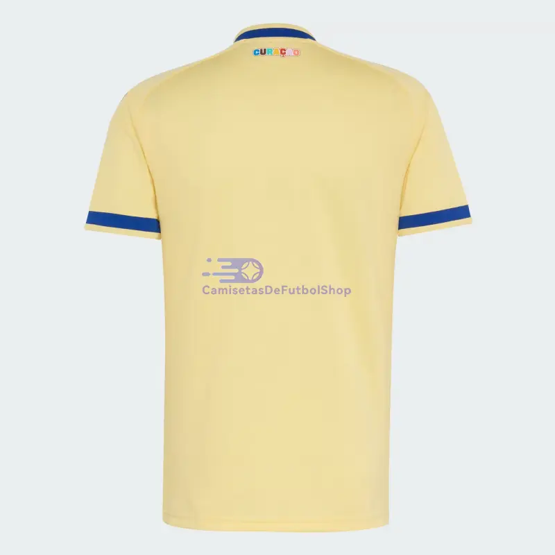 Camiseta Curacao Mundial 2026 2ª Equipación Amarillo Claro