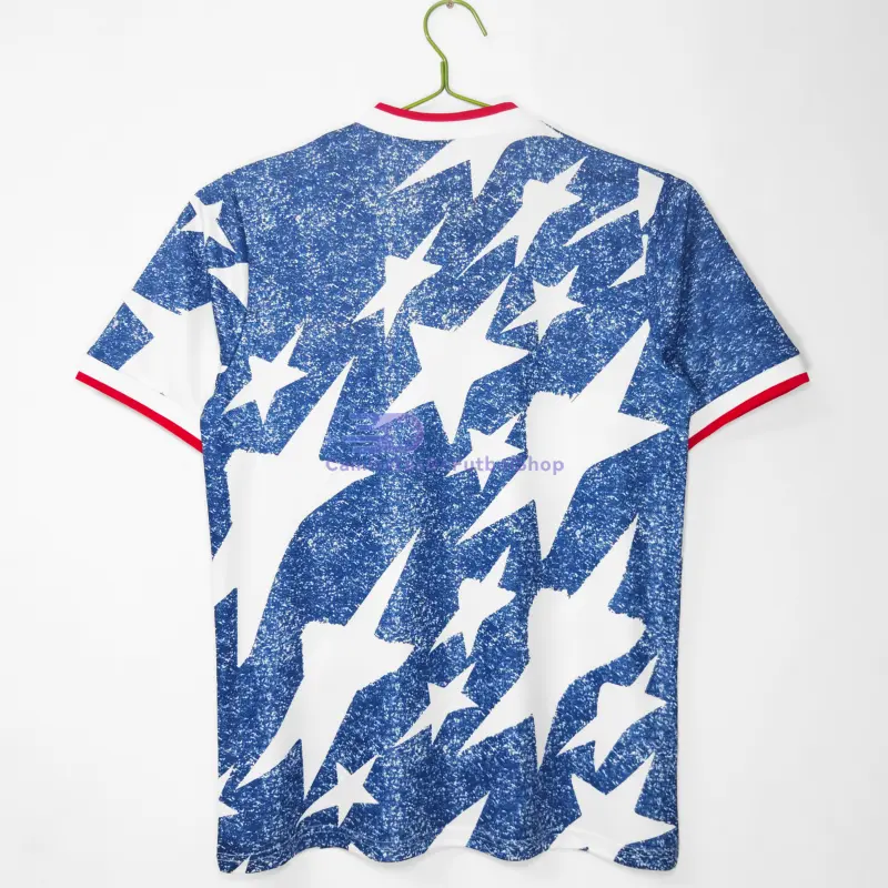 Camiseta EE.UU. 1994 2ª Equipación Retro Azul/Blanco