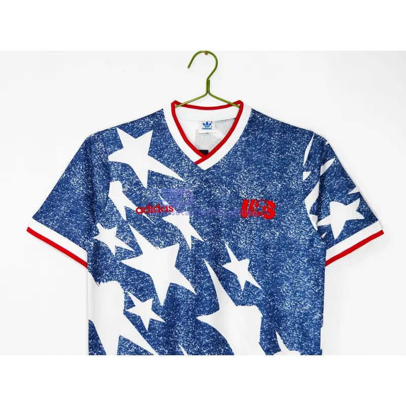 Camiseta EE.UU. 1994 2ª Equipación Retro Azul/Blanco