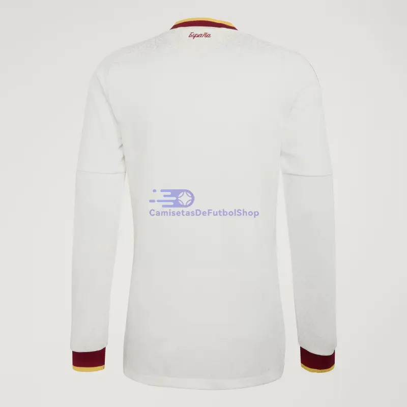 Camiseta España Mundial 2026 2ª Equipación ML Blanco