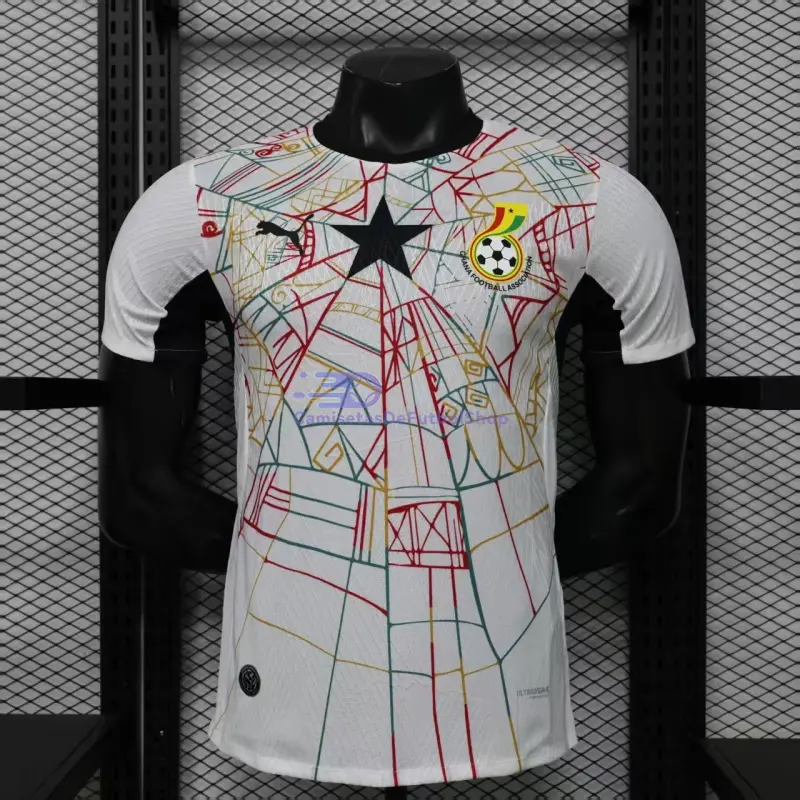 Camiseta Ghana Mundial 2026 1ª Equipación Blanco (EDICIÓN JUGADOR)