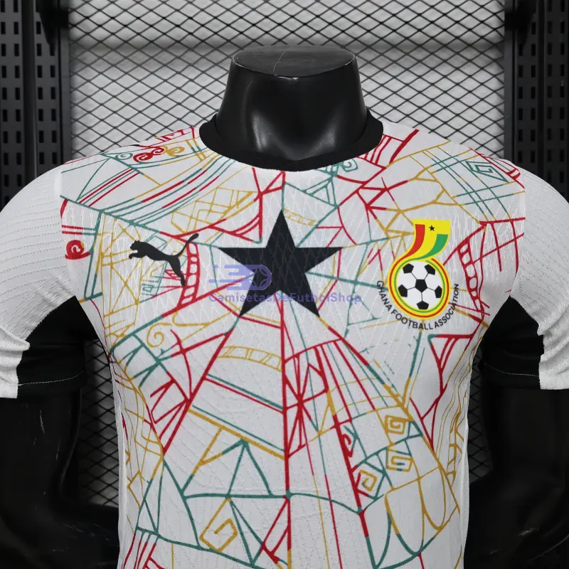 Camiseta Ghana Mundial 2026 1ª Equipación Blanco (EDICIÓN JUGADOR)