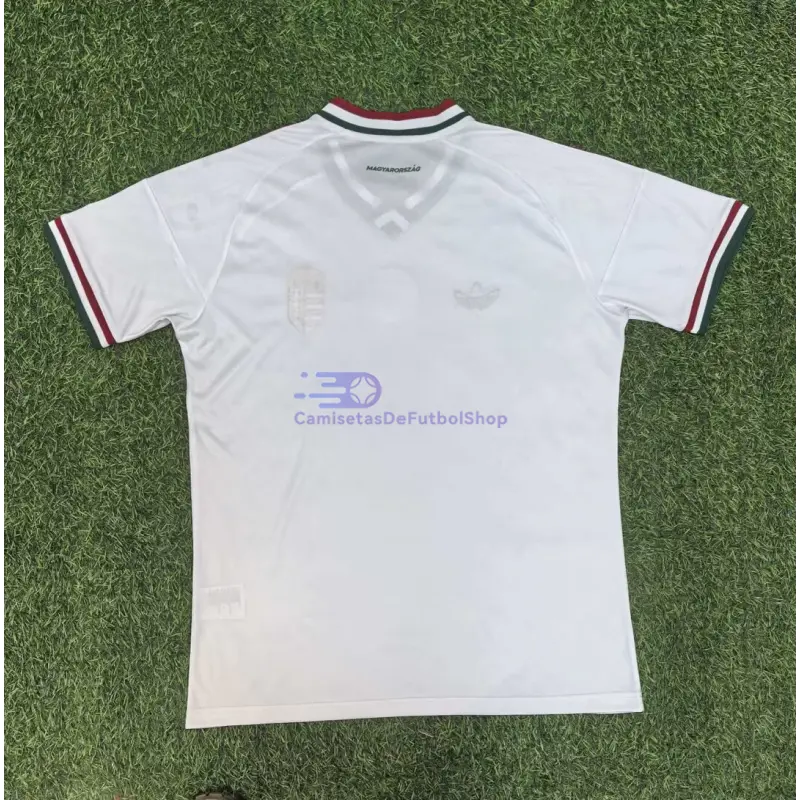 Camiseta Hungría Mundial 2026 2ª Equipación Blanco
