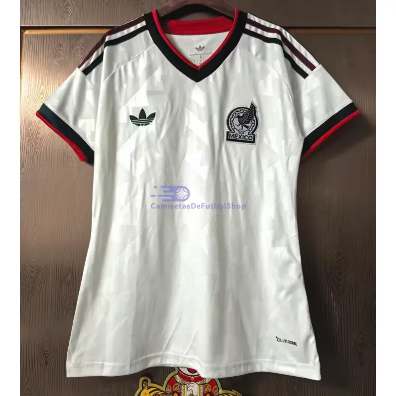Camiseta México Mundial 2026 2ª Equipación Blanco Mujer