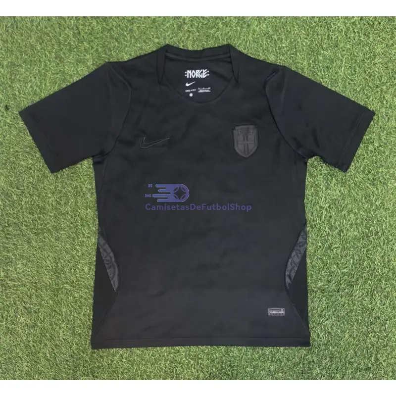 Camiseta Noruega Mundial 2026 2ª Equipación Negro