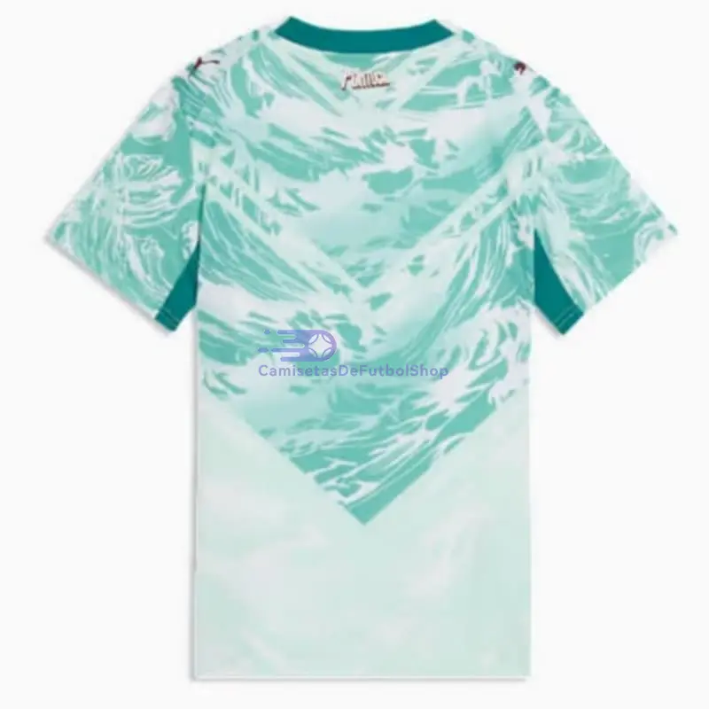 Camiseta Portugal Mundial 2026 2ª Equipación Verde/Blanco Mujer