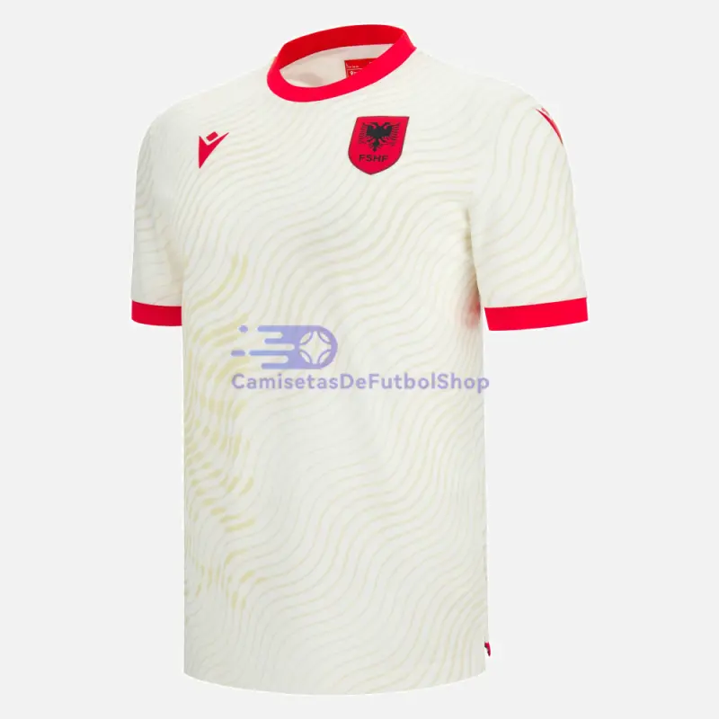 Camiseta Albania Mundial 2026 2ª Equipación Blanco
