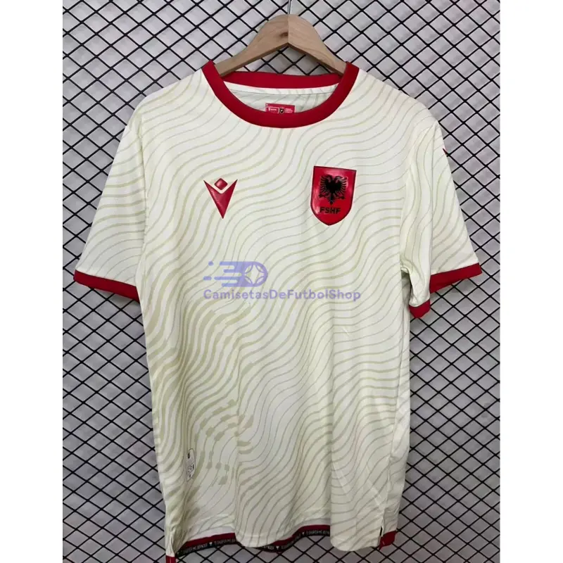 Camiseta Albania Mundial 2026 2ª Equipación Blanco
