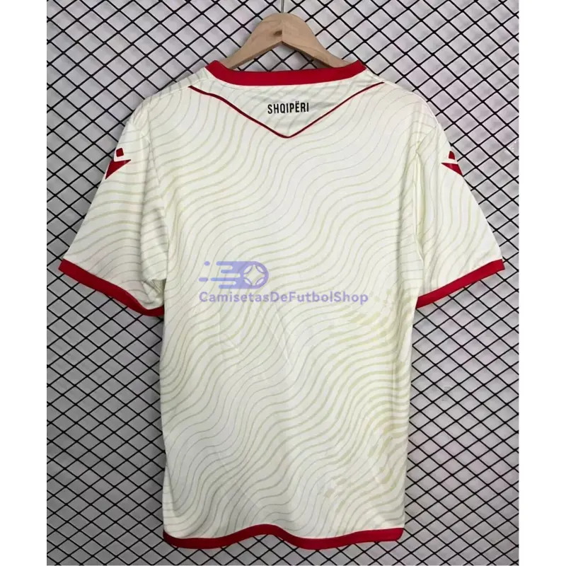 Camiseta Albania Mundial 2026 2ª Equipación Blanco
