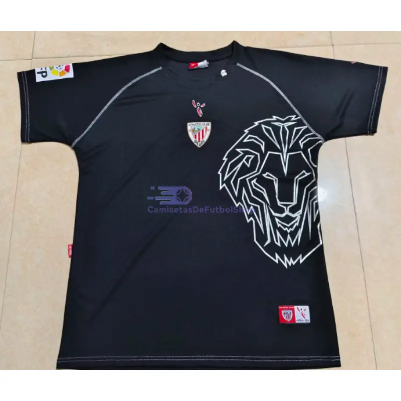 Camiseta Athletic de Bilbao 2005/2008 2ª Equipación Retro Negro