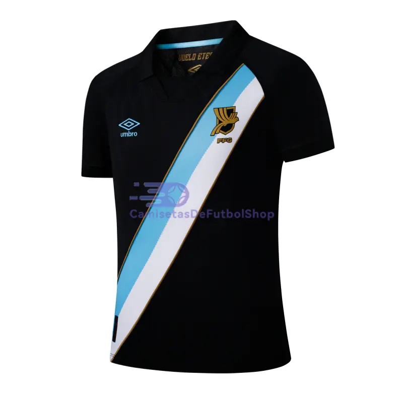 Camiseta Guatemala Mundial 2026 2ª Equipación Negro/Blanco/Azul