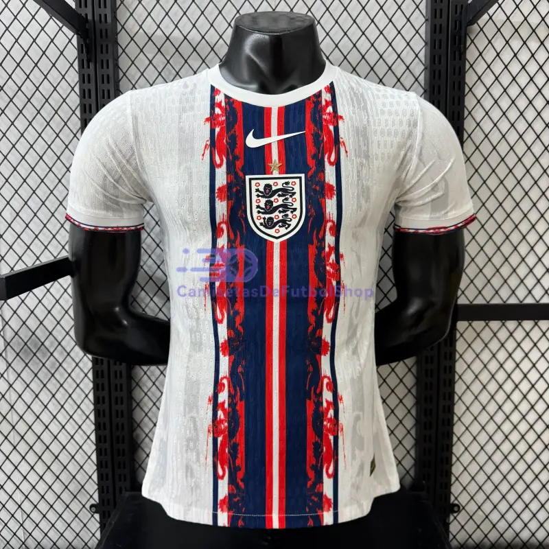 Camiseta Inglaterra 2026 Edición Especial Blanco/Rojo/Azul (EDICIÓN JUGADOR)