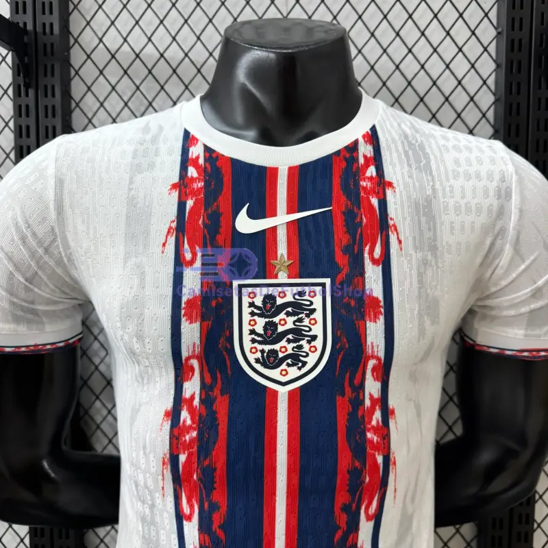 Camiseta Inglaterra 2026 Edición Especial Blanco/Rojo/Azul (EDICIÓN JUGADOR)