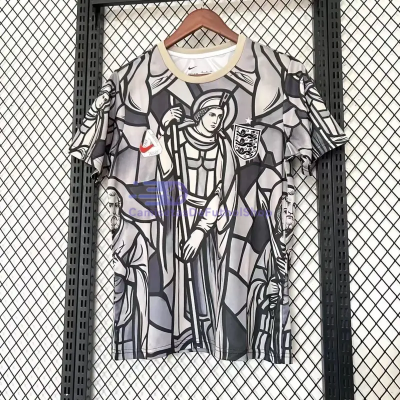 Camiseta Inglaterra x Palace 2026 Edición Especial Negro/Gris/Blanco