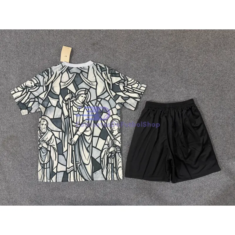 Camiseta Inglaterra x Palace 2026 Edición Especial Negro/Gris/Blanco