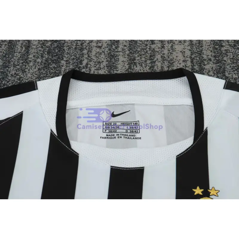 Camiseta Juventus 1ª Equipación Retro 2003/2004 Blanco/Negro Niño Kit