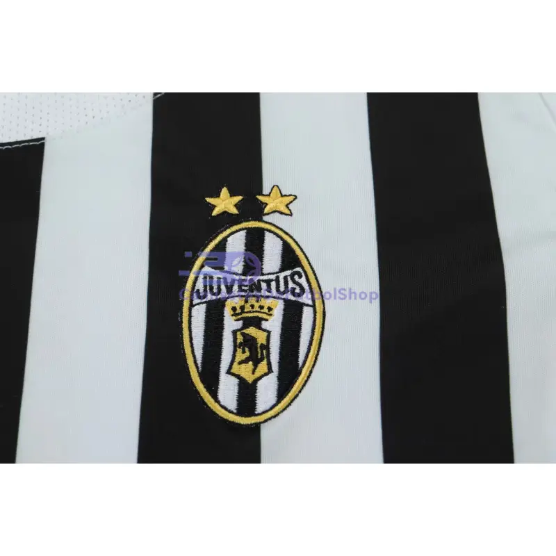Camiseta Juventus 1ª Equipación Retro 2003/2004 Blanco/Negro Niño Kit