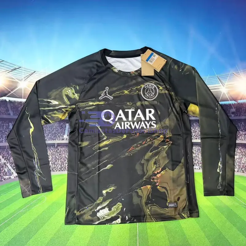 Camiseta PSG 2025/2026 Night Edition ML Negro