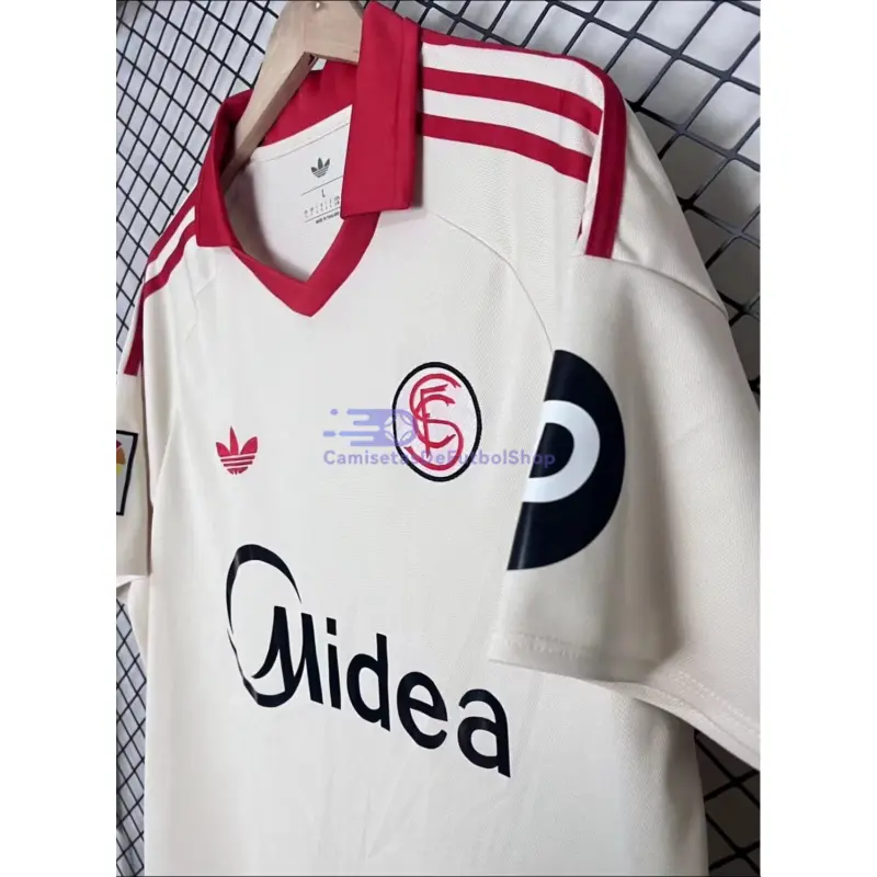 Camiseta Sevilla FC 2026/2027 Blanco Versión Retro