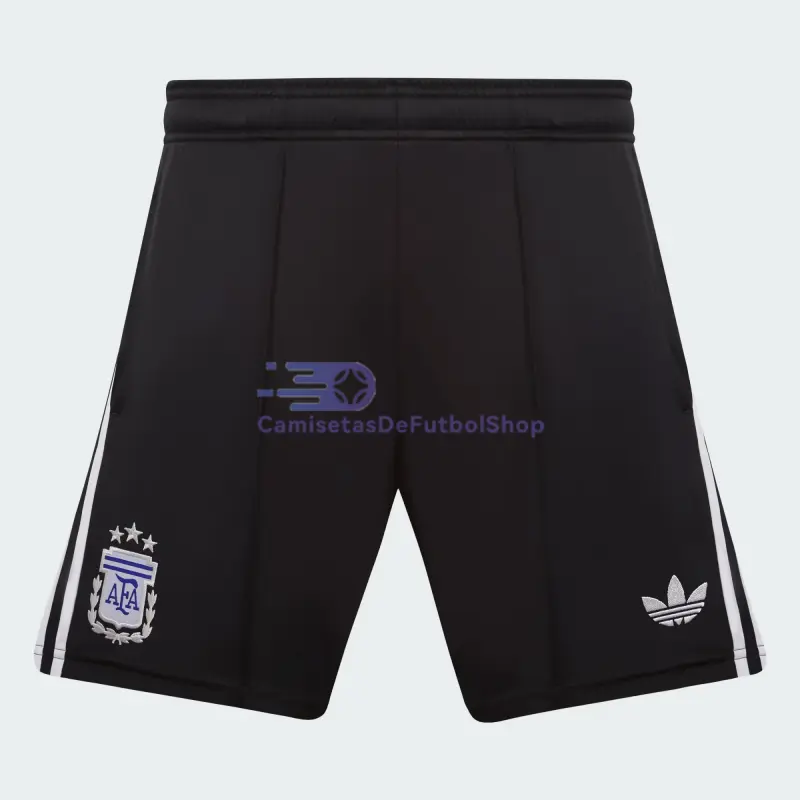 Pantalón Corto Argentina Mundial 2026 2ª Equipación Negro