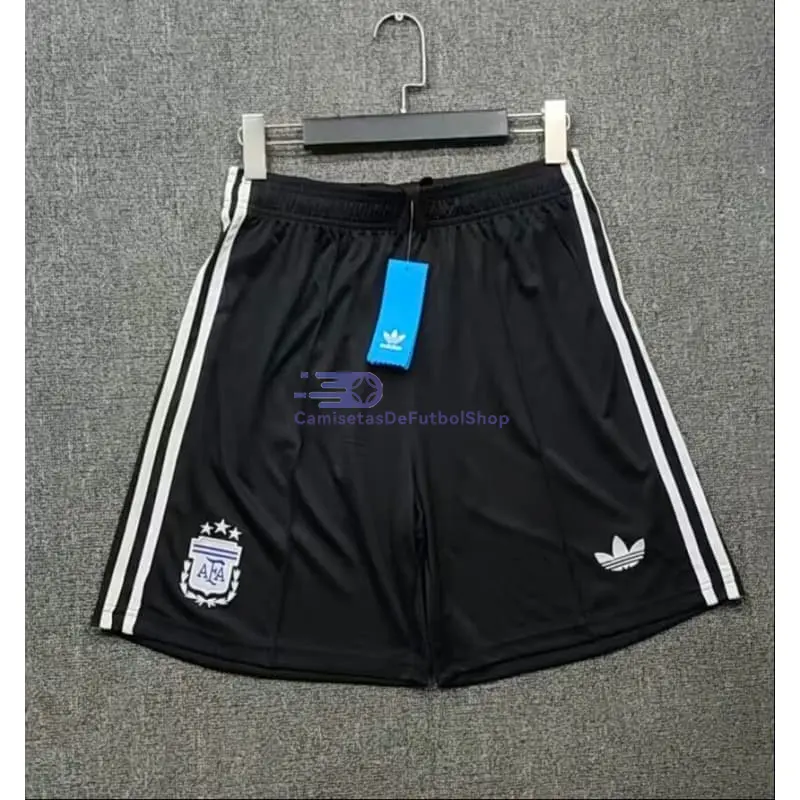 Pantalón Corto Argentina Mundial 2026 2ª Equipación Negro