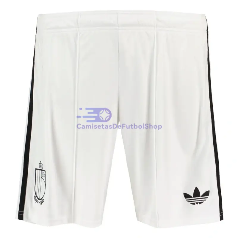 Pantalón Corto Bélgica Mundial 2026 2ª Equipación Blanco