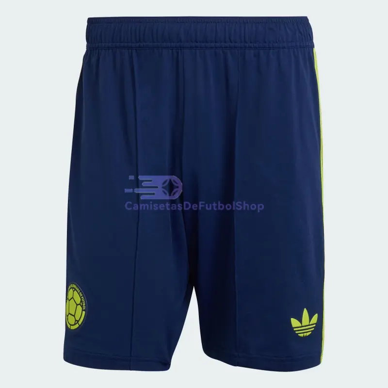 Pantalón Corto Colombia Mundial 2026 2ª Equipación Azul Oscuro