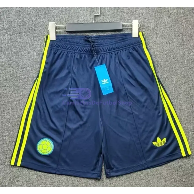 Pantalón Corto Colombia Mundial 2026 2ª Equipación Azul Oscuro