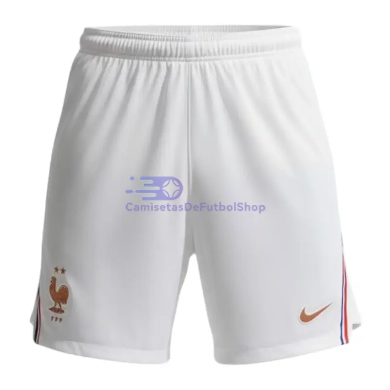 Pantalón Corto Francia 1ª Equipación Mundial 2026 Blanco