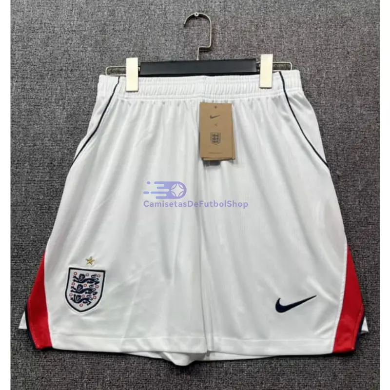 Pantalón Corto Inglaterra 1ª Equipación Mundial 2026 Blanco