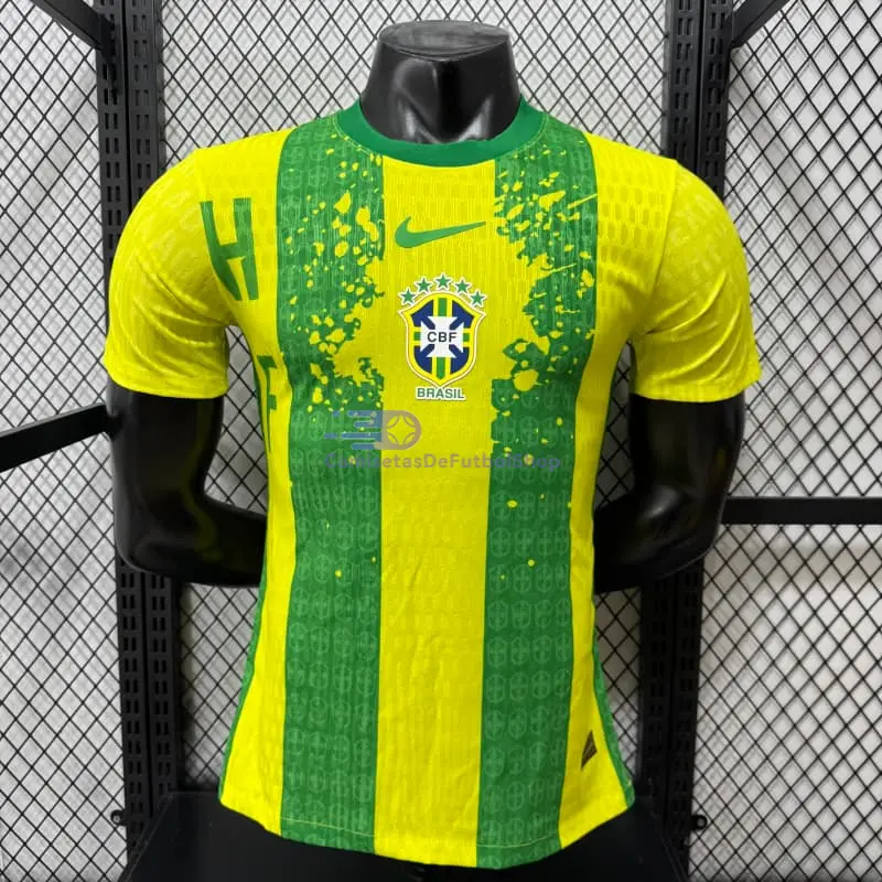Camiseta Brasil 2026 Edición Especial Amarillo/Verde (EDICIÓN JUGADOR)