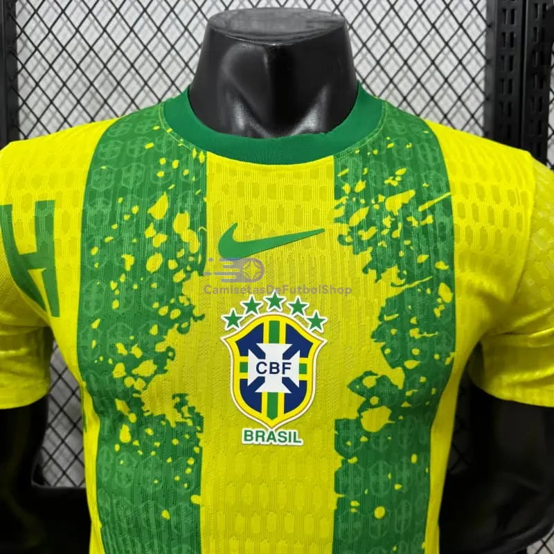 Camiseta Brasil 2026 Edición Especial Amarillo/Verde (EDICIÓN JUGADOR)