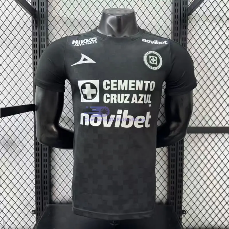 Camiseta Cruz Azul 2025/2026 3ª Equipación Negro (EDICIÓN JUGADOR)