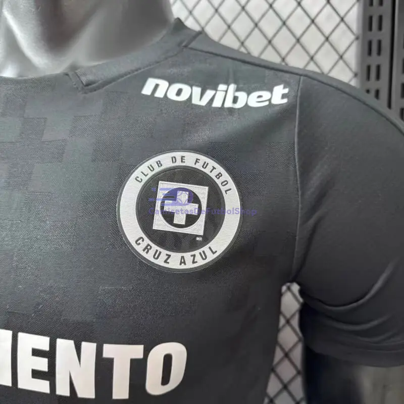 Camiseta Cruz Azul 2025/2026 3ª Equipación Negro (EDICIÓN JUGADOR)