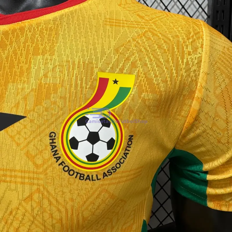 Camiseta Ghana Mundial 2026 2ª Equipación Amarillo (EDICIÓN JUGADOR)